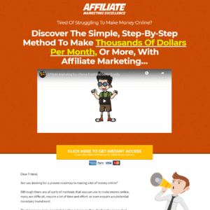 Automated Website: Affiliate Marketing Excel
