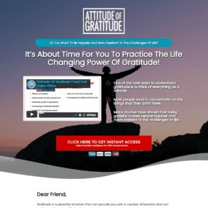 Automated Website: Attitude Of Gratitude