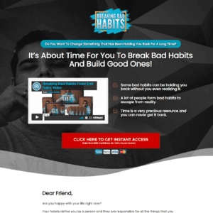 Automated Website: Breaking Bad Habits