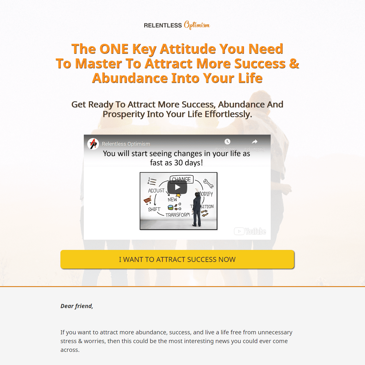 Automated Website: Relentless Optimism – Digital Products Pro
