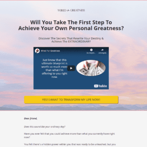 Automated Website: Wired For Greatness