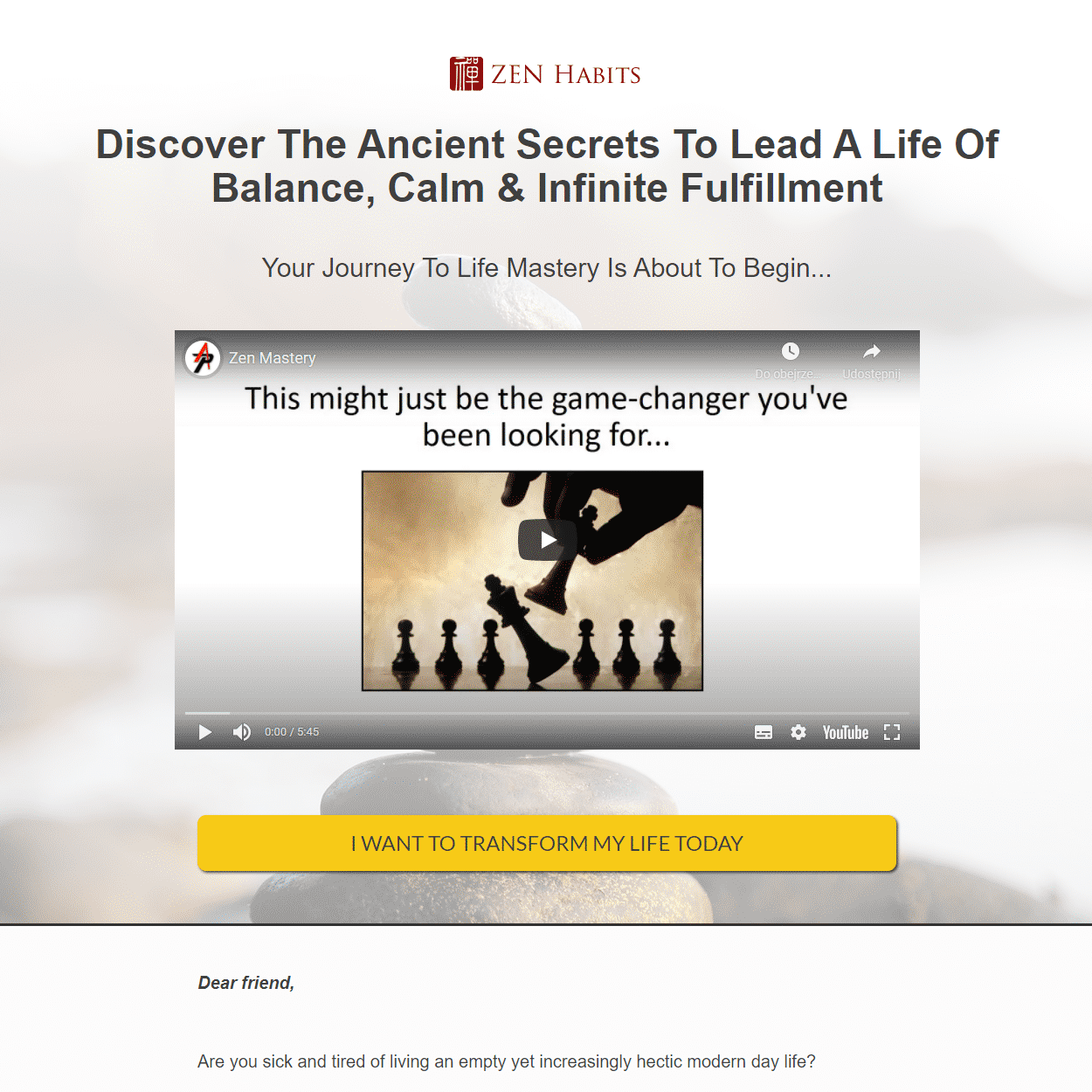 Automated Website: Zen Mastery – Digital Products Pro