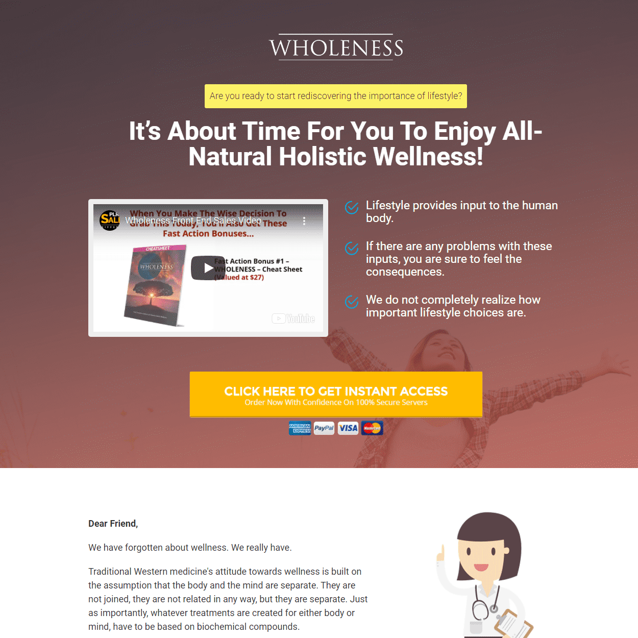 Automated Website: Wholeness – Digital Products Pro