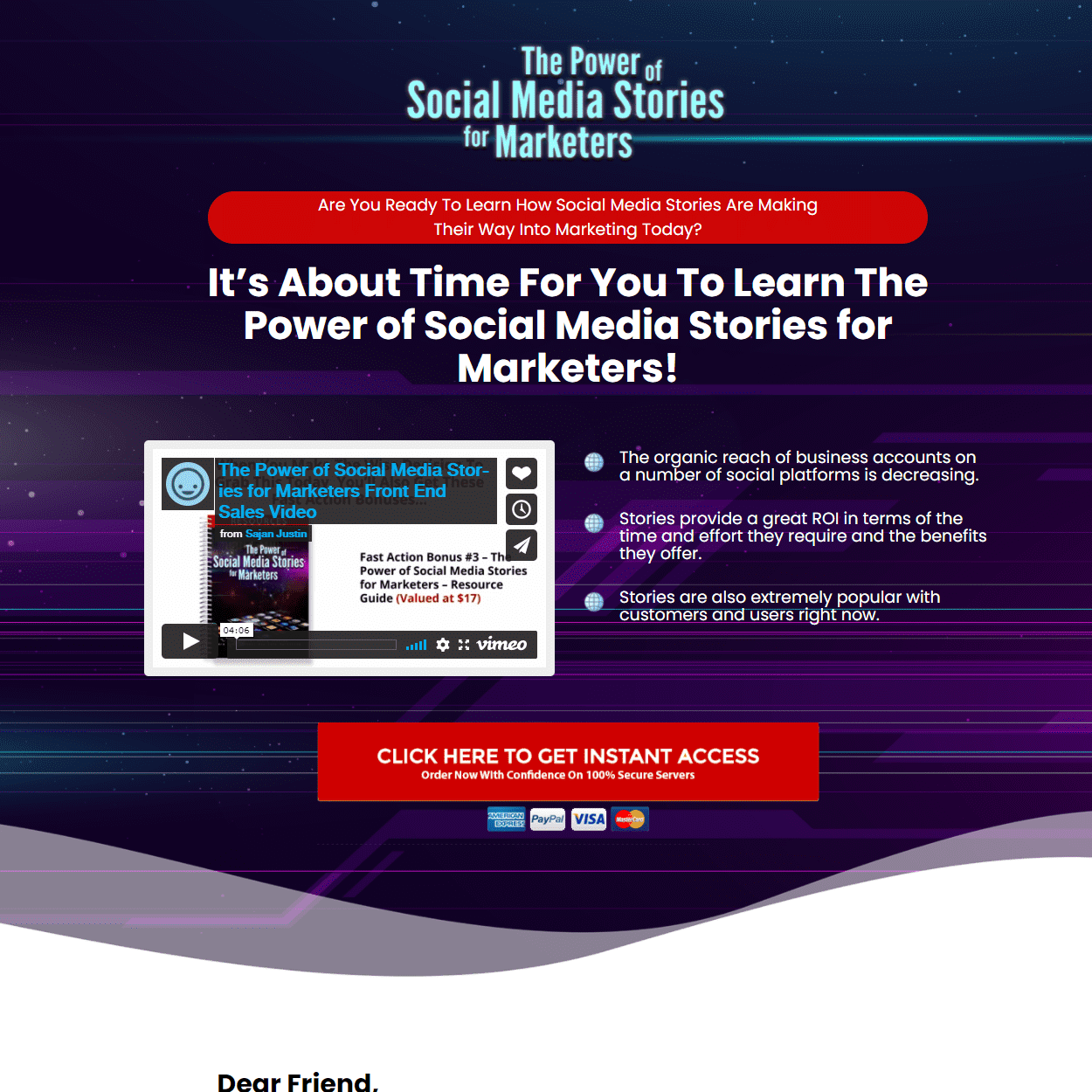 Automated Website: The Power Of Social Media Stories – Digital Products Pro