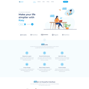 Graphics Designer - Premium HTML Responsive Website