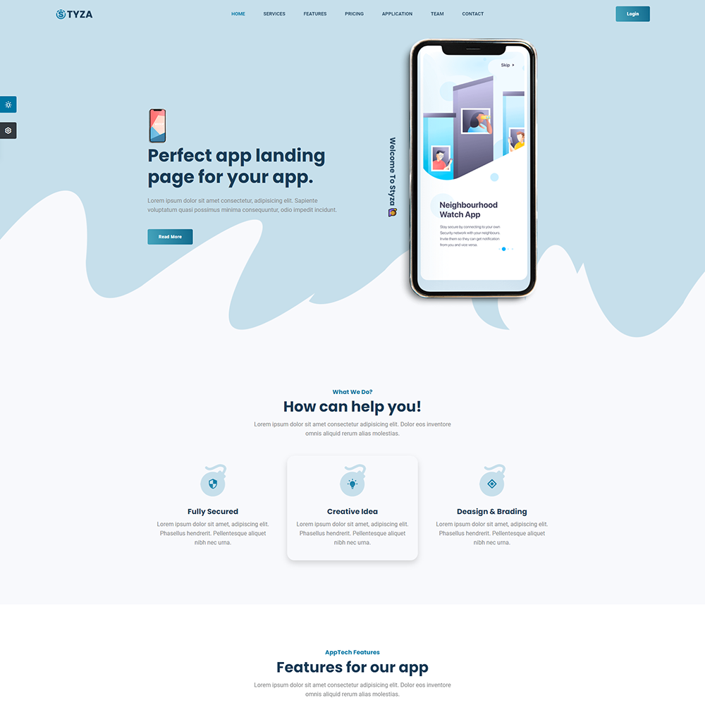 App Landing 1 – Premium HTML Responsive Website – Digital Products Pro