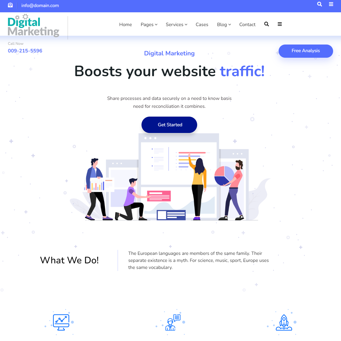 Digital Marketing & Seo Agency 6 – WordPress Website – Digital Products Pro