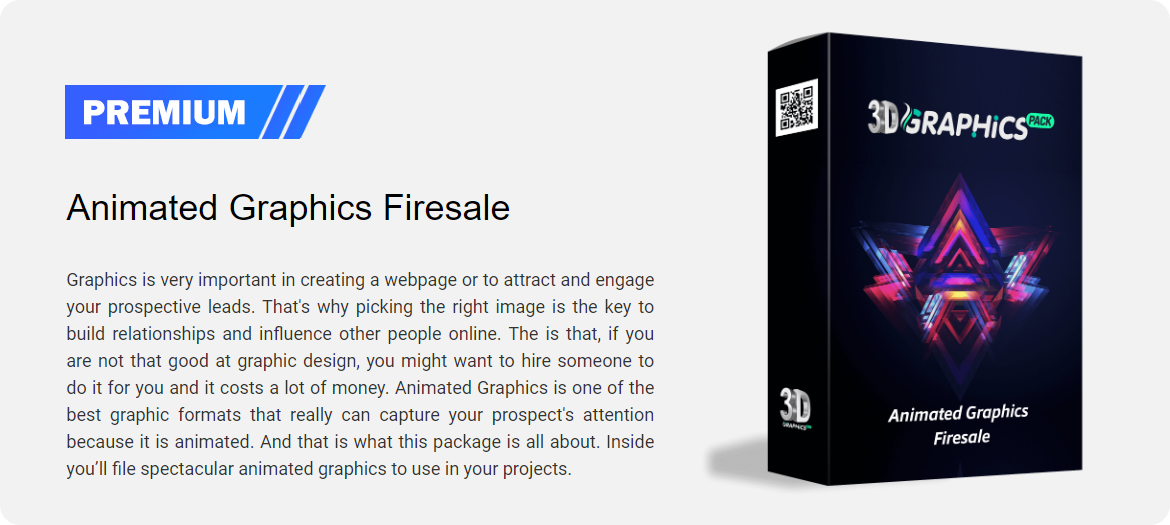 Animated Graphics Firesale – Digital Products Pro