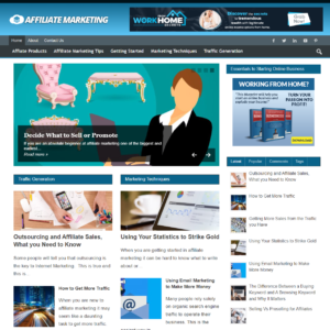 Affiliate Marketing - PreMade WordPress Blog