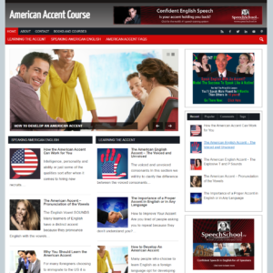 American Accent - PreMade WordPress Blog
