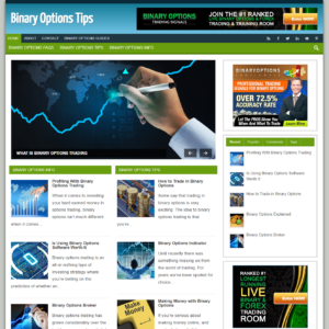Binary Options - PreMade WordPress Blog