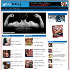 Body Building - PreMade WordPress Blog