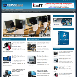 Computer Rentals - PreMade WordPress Blog