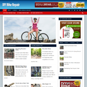 DIY Bike Repair - PreMade WordPress Blog