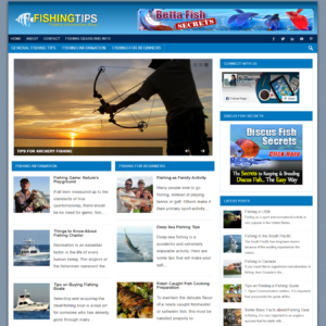 Fishing Tips - PreMade WordPress Blog