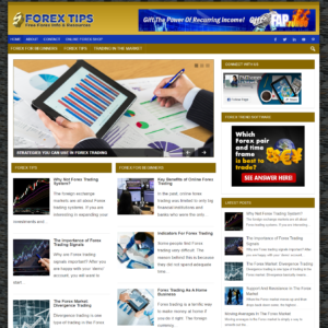 Forex Tips - PreMade WordPress Blog