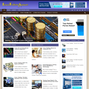 Forex Trading System - PreMade WordPress Blog