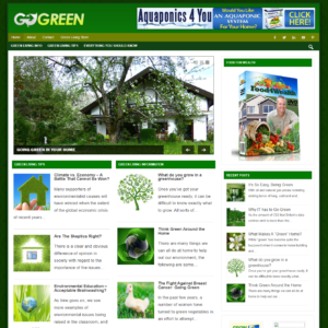 Green Living - PreMade WordPress Blog