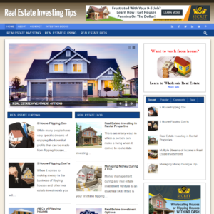 Real Estate Investing - PreMade WordPress Blog