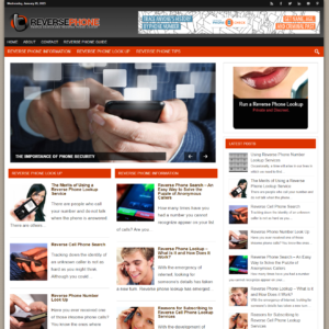 Reverse Phone - PreMade WordPress Blog