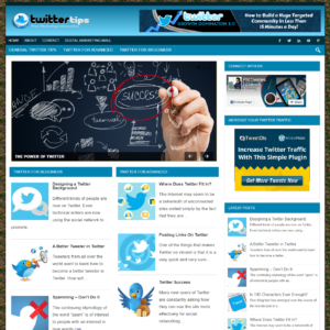 Twitter Marketing - PreMade WordPress Blog