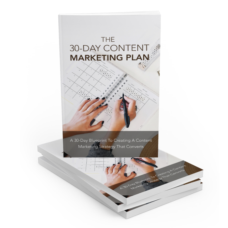 30 Day Content Marketing Plan (Exclusive Product) – Digital Products Pro