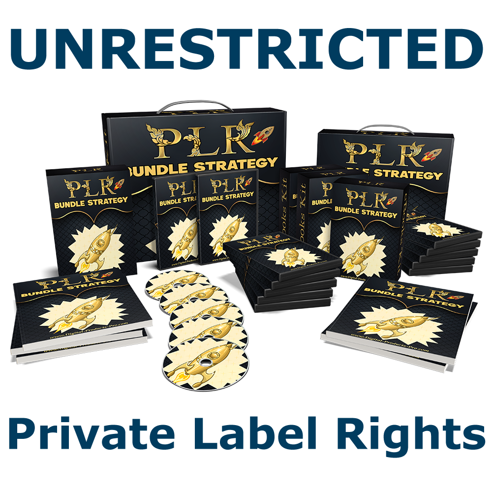 (Unrestricted PLR) PLR Bundle Strategy – Digital Products Pro